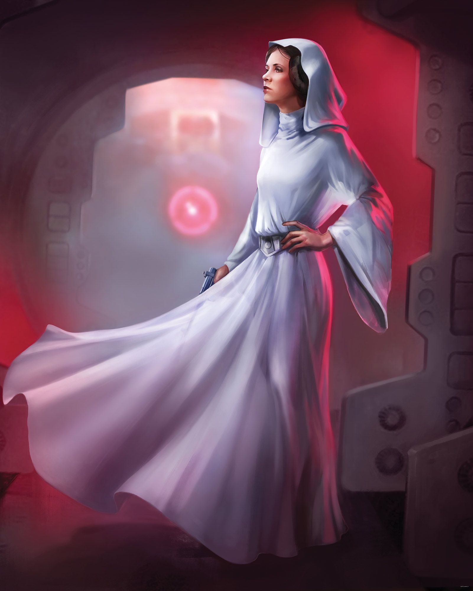 Vlies Fototapete - Star Wars Classic Leia - Größe 200 x 250 cm