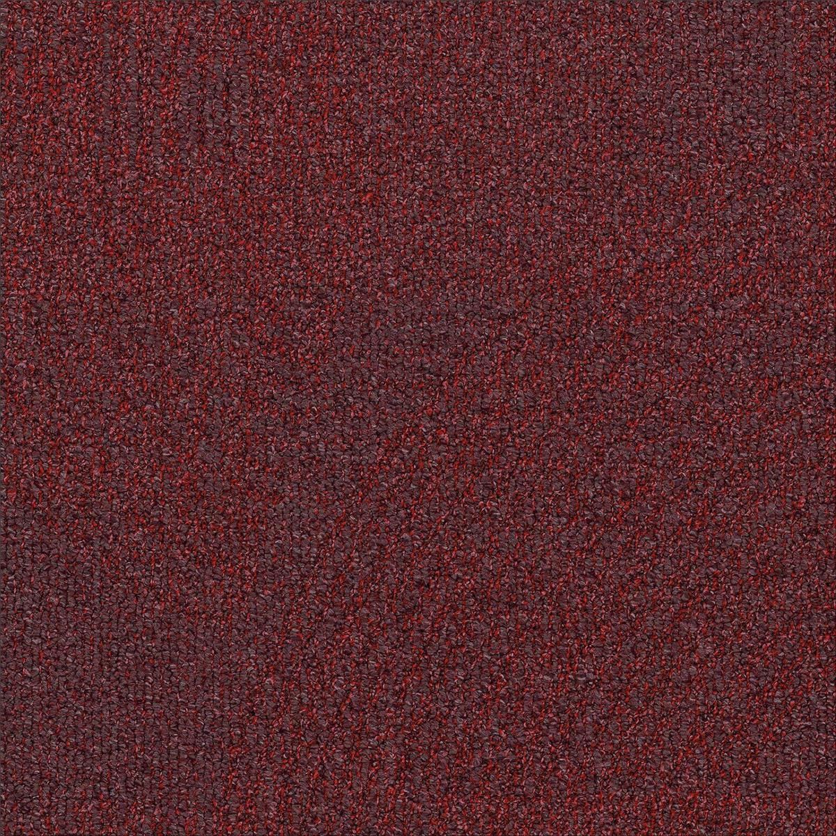 Teppichfliesen Rot 2082 Schlinge strukturiert 50 x 50 cm AirMaster Reflection AC58 Desso