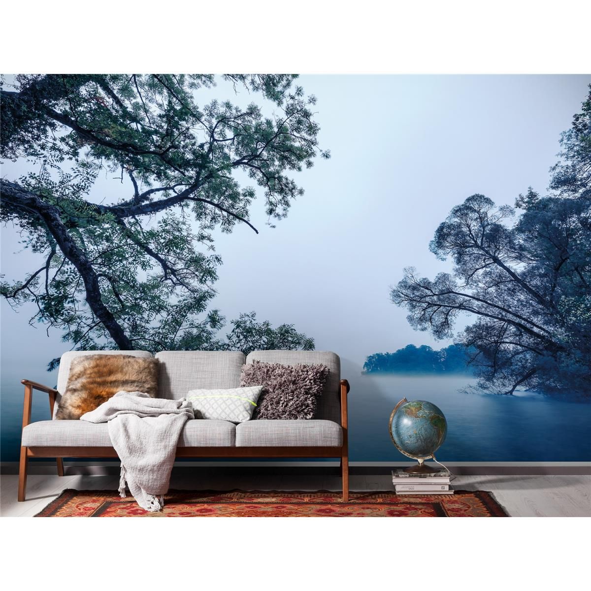 Vlies Fototapete - Blue Waters - Größe 400 x 250 cm