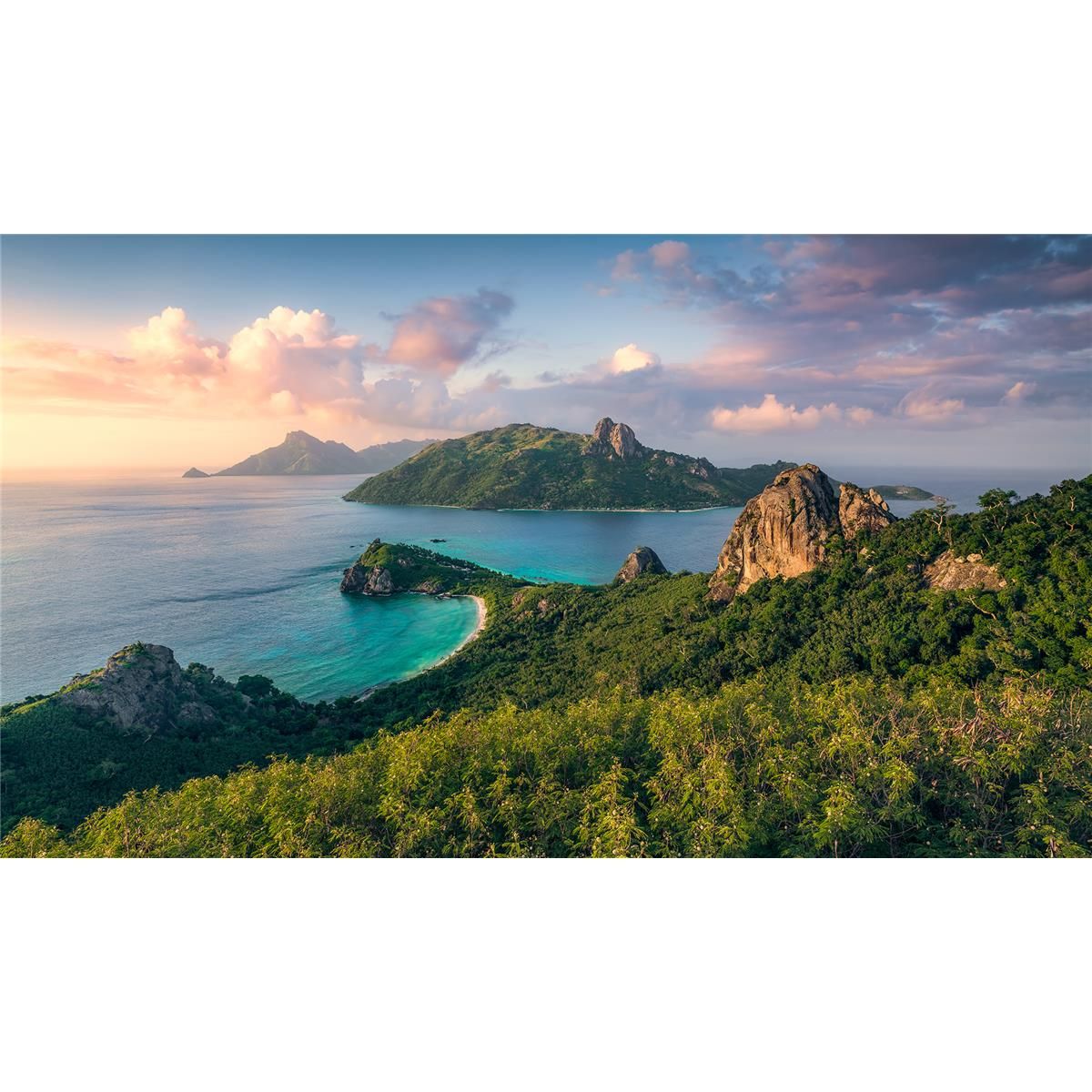Vlies Fototapete - Monkey Island - Größe 350 x 200 cm
