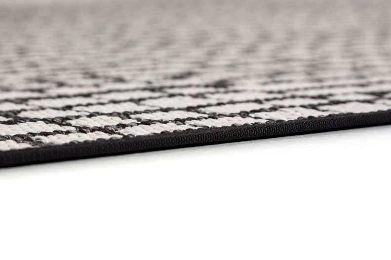 Outdoor Teppich PARKLAND Anthrazit - 90 cm x 160 cm