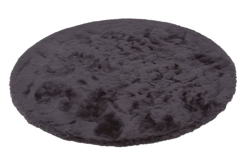 Teppich TENDER Rund Anthrazit - Ø 120 cm RUND