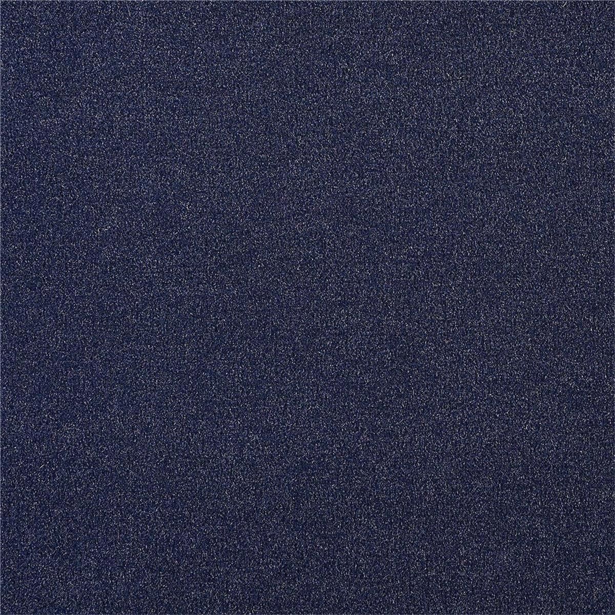 Teppichboden INFLOOR-GIRLOON Cosmos/Attaché Velours Blau 371 uni - Rollenbreite 400 cm