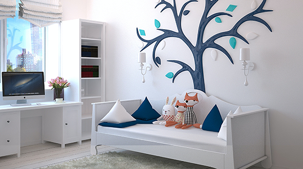 Kinder- oder Jugendzimmer
