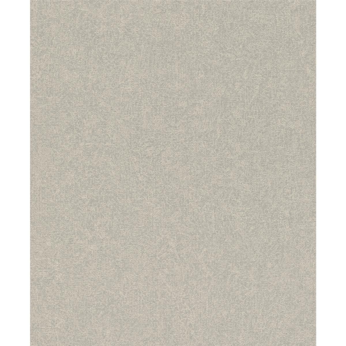 Tapete Basic uni Vinyltapete Silbergrau ansatzfrei 53 cm x 10,05 m