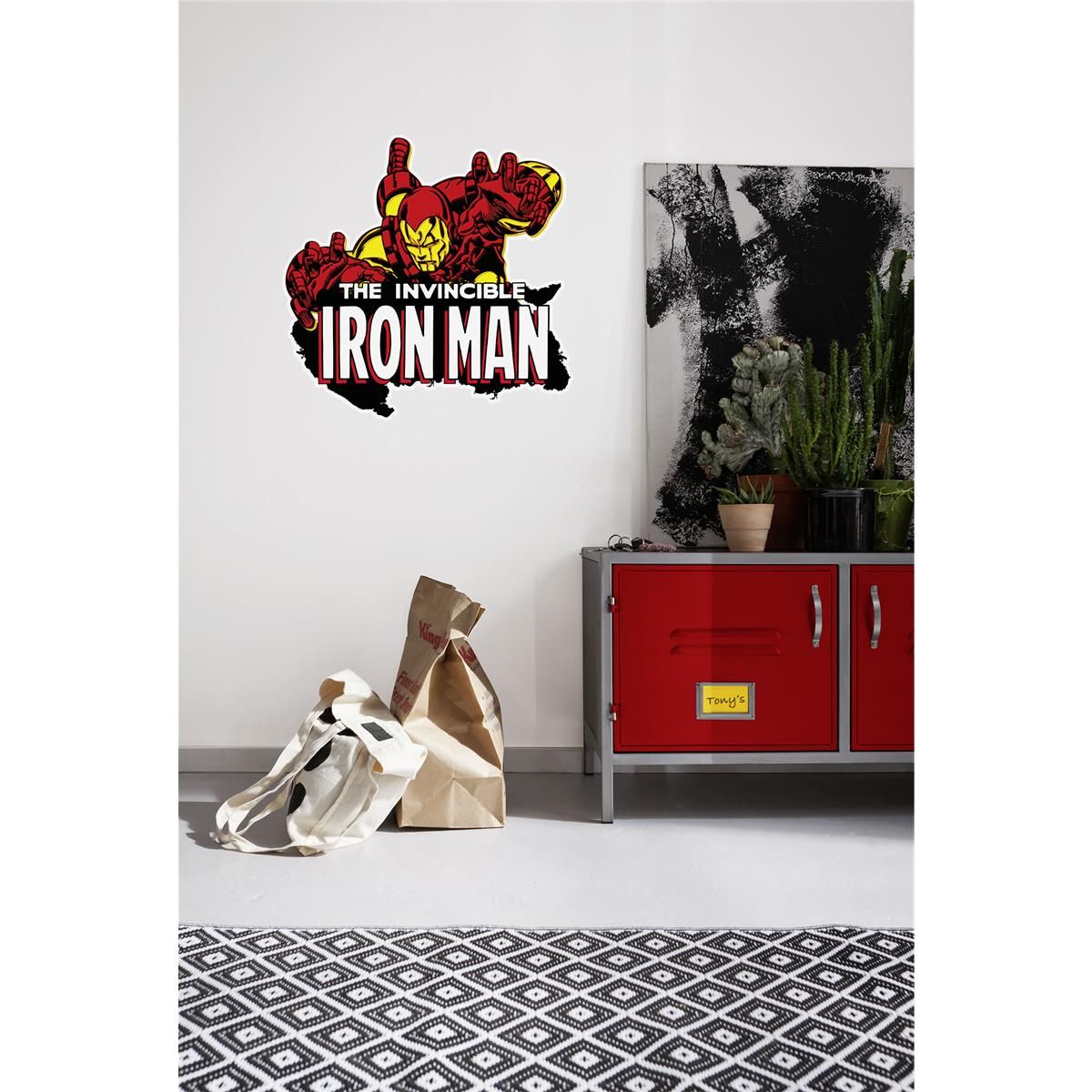Wandtattoo - Iron Man Comic Classic  - Größe 50 x 70 cm
