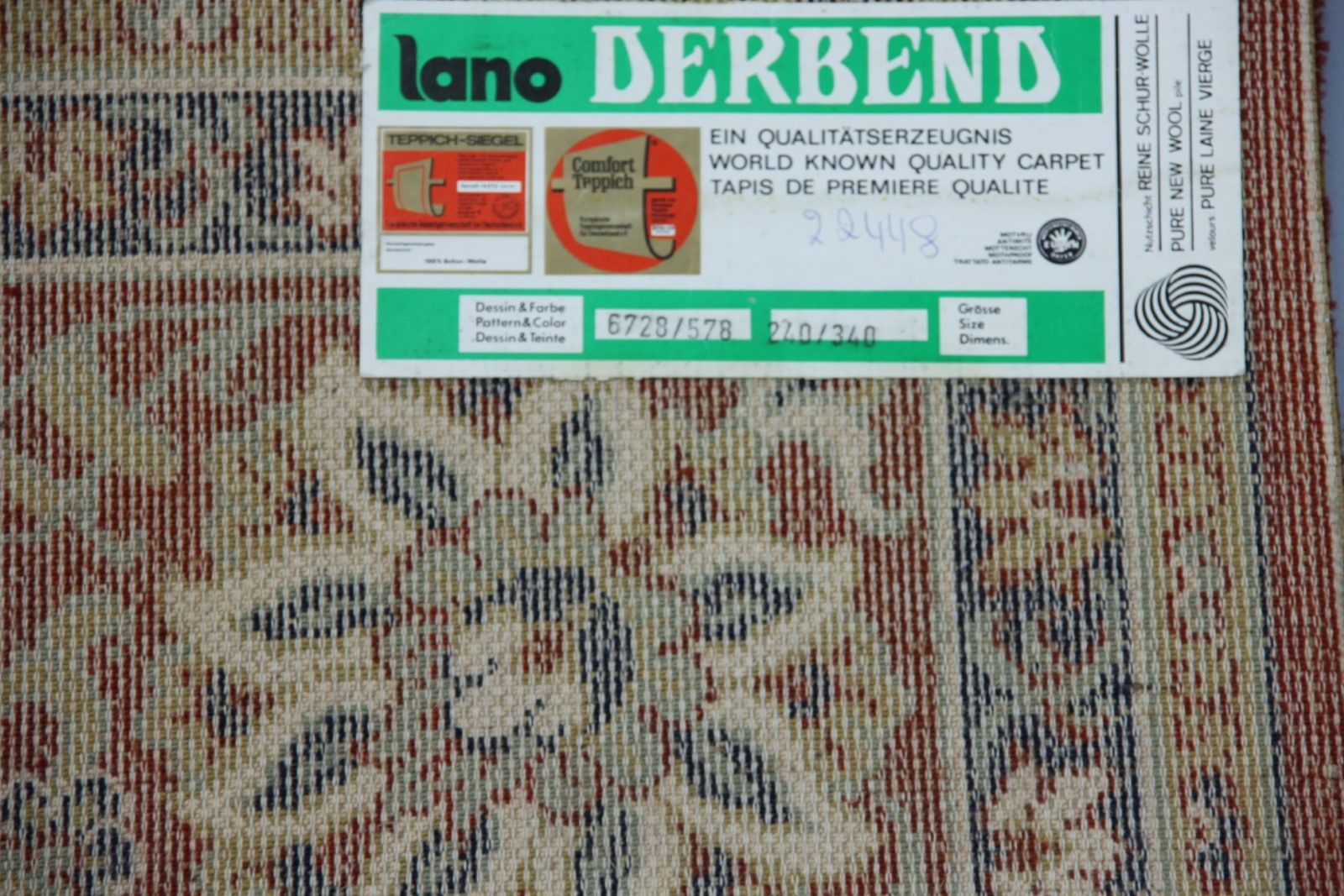 Perser Teppich Lano Derbend 240 cm x 340 cm