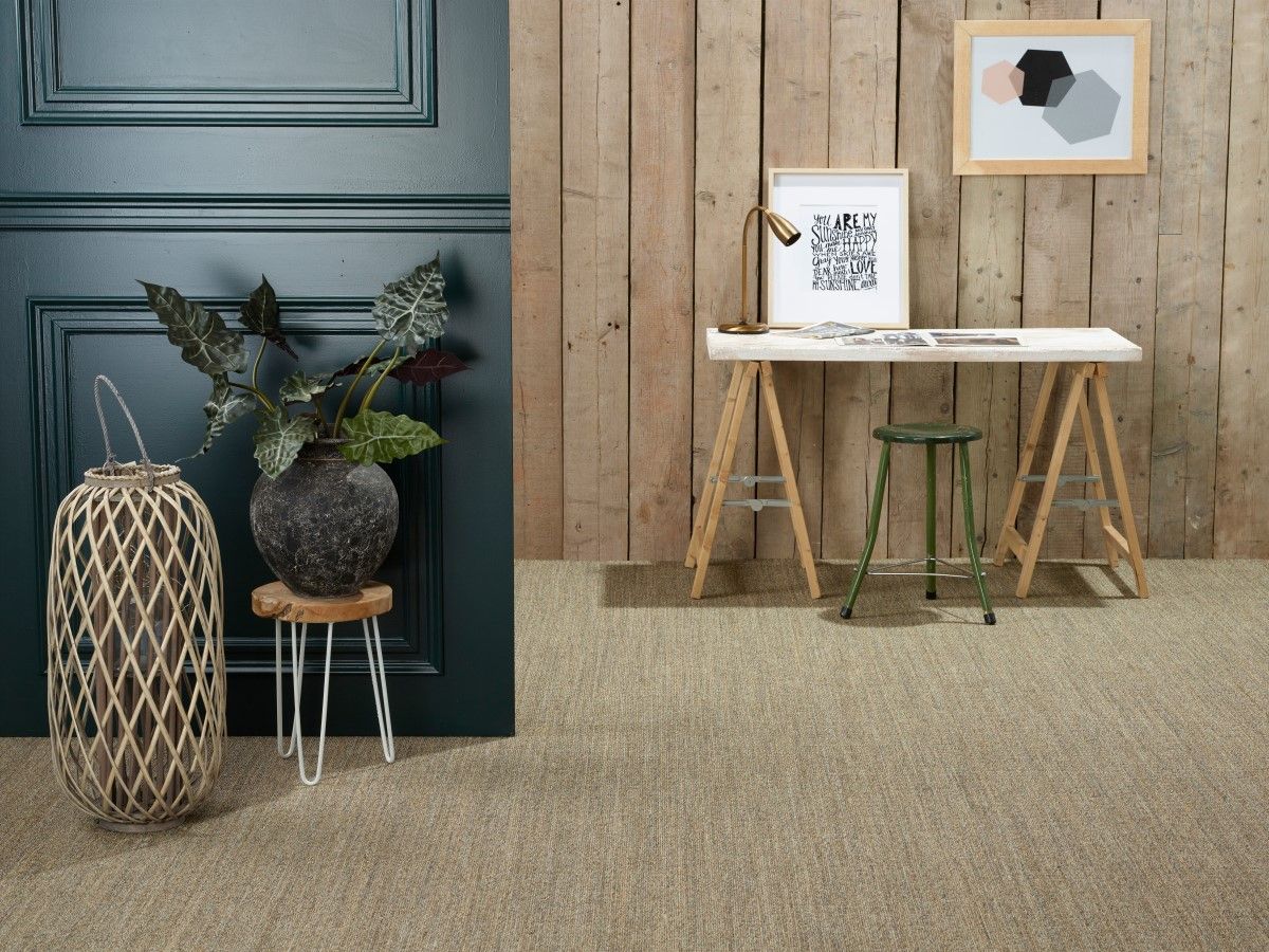 Sisal Teppichboden Bouclé Beige 8041 Small-Boucle ITC uni - Rollenbreite 500 cm
