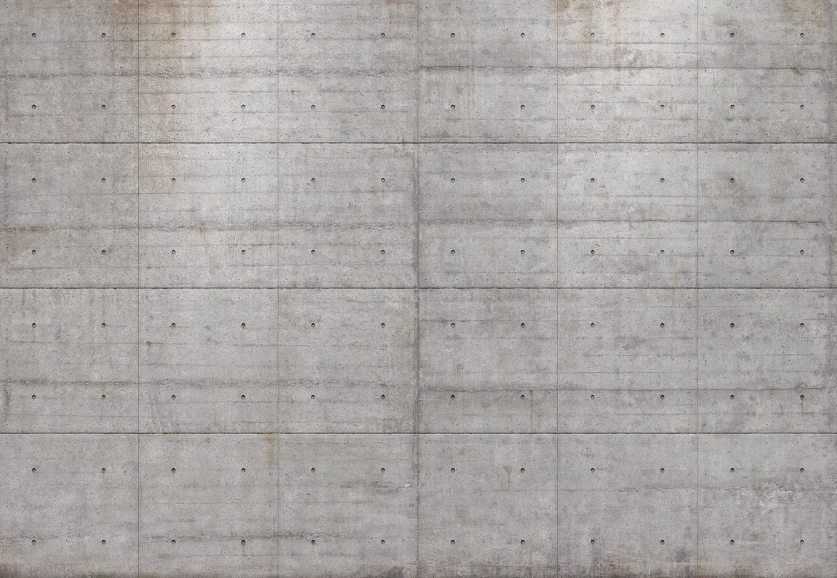 Papier Fototapete - Concrete Blocks - Größe 368 x 254 cm
