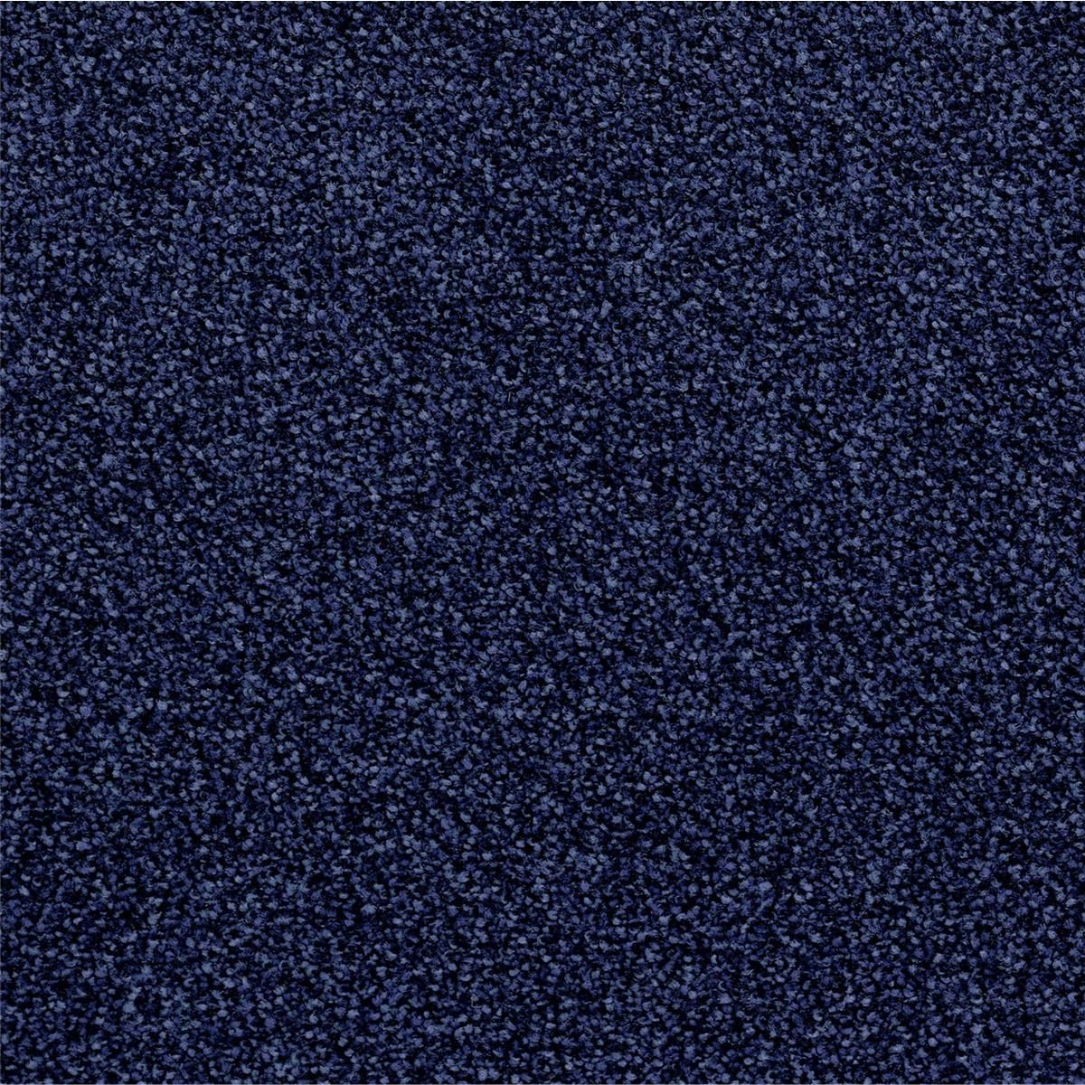 Teppichfliesen 50 x 50 cm Velours Arcade B023 8811 Blau Allover