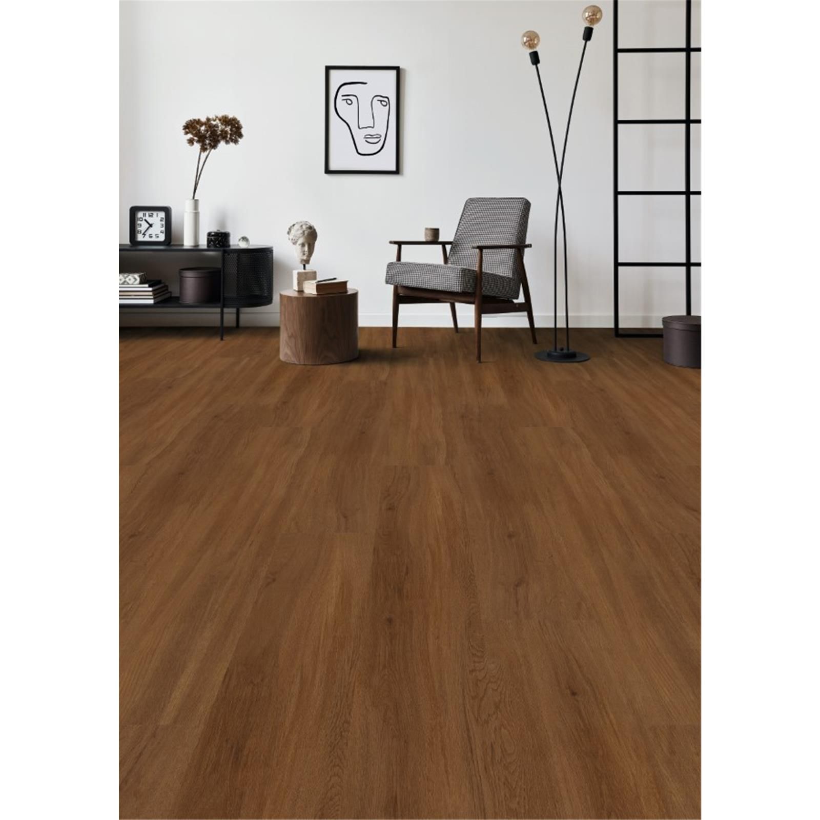 Designvinylboden zum Klicken Vinylan Hydro Bergkiefer Planke 123,5 cm x 23 cm  - Nutzschichtdicke 0,3 mm