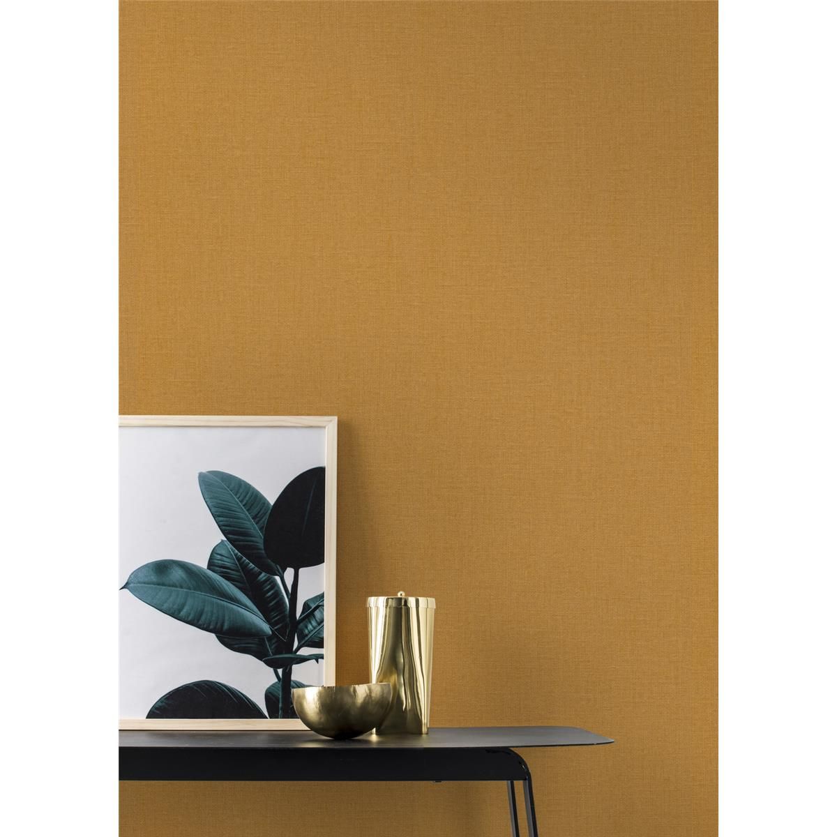 Tapete Basic universell Vinyltapete Cognac ansatzfrei 53 cm x 10,05 m