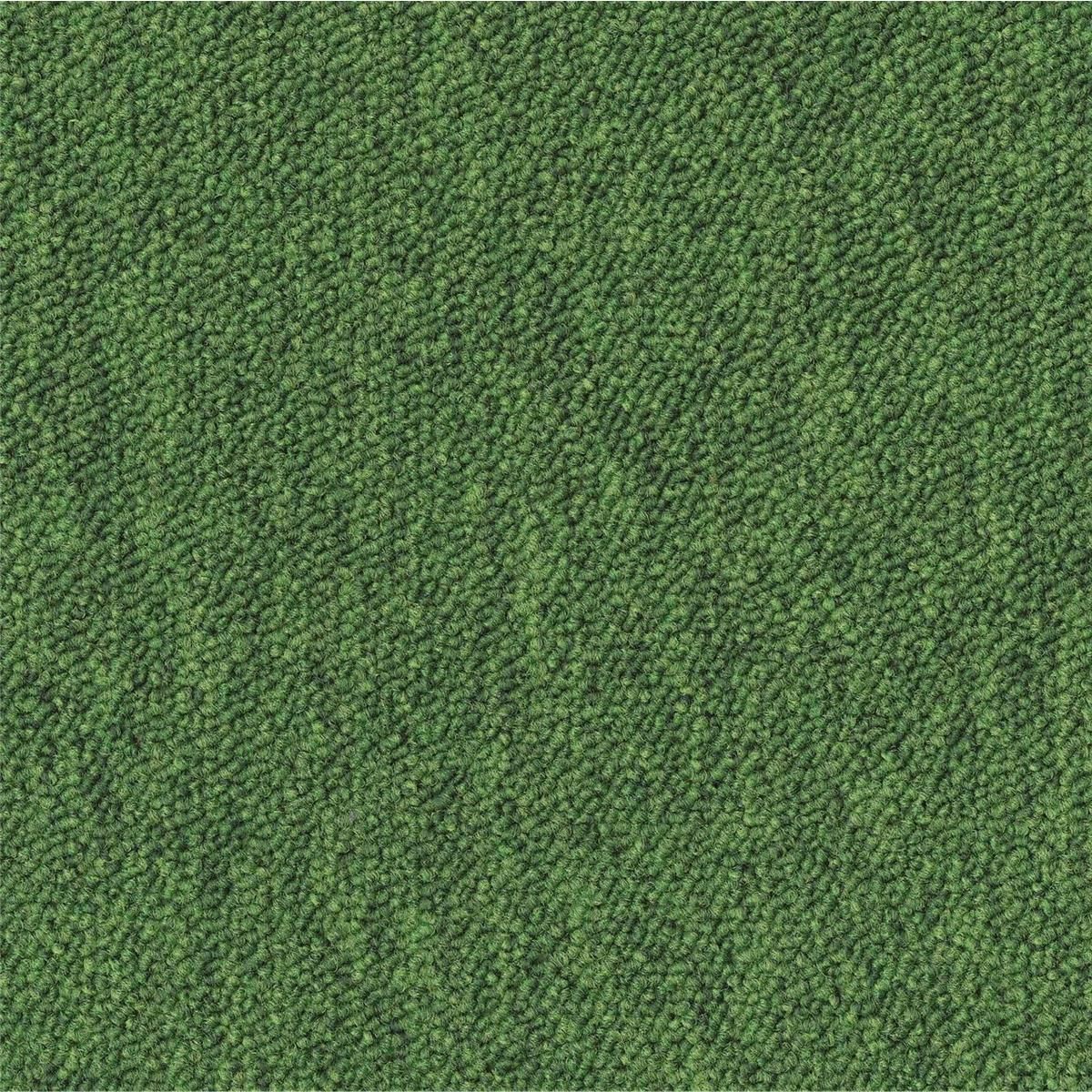 Teppichfliesen 50 x 50 cm Schlinge Essence AA90 7123 Grün Allover