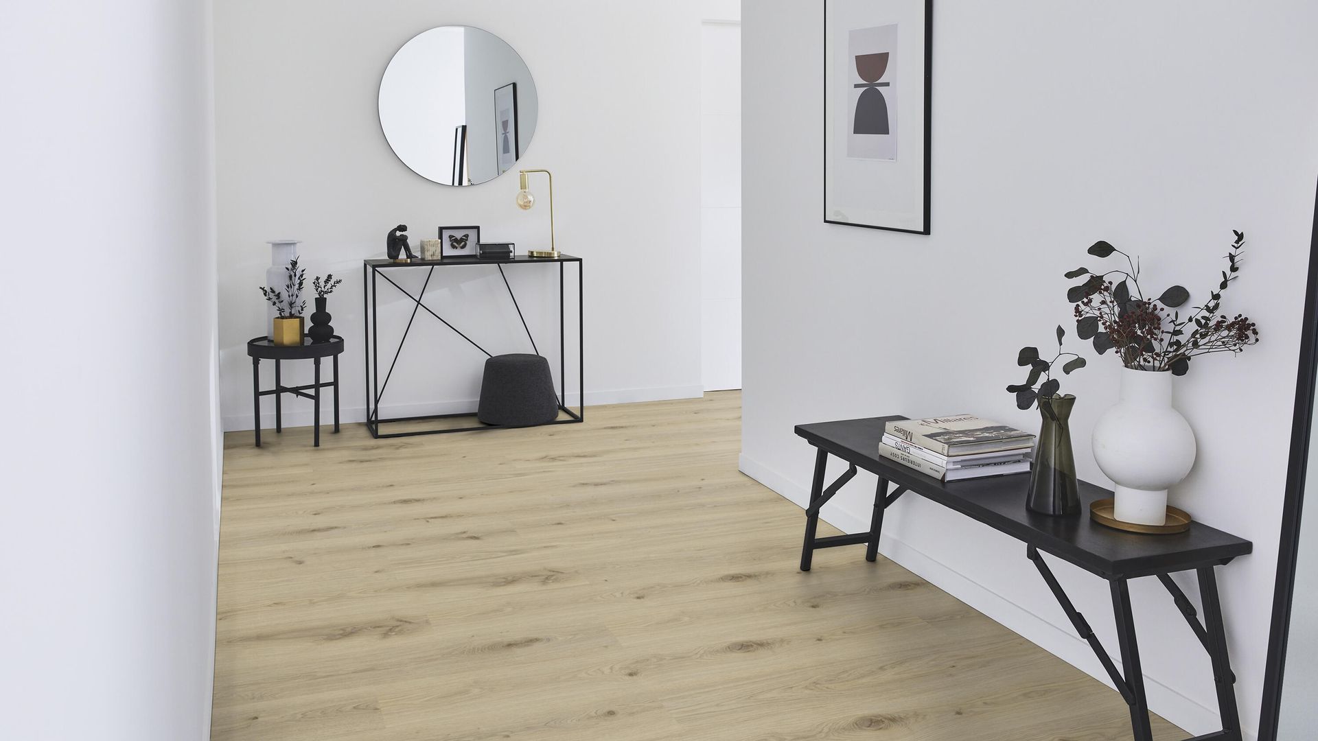 Designboden Kleben Essence 55 Natur Primary Oak Beige 20 x 120 cm Tarkett