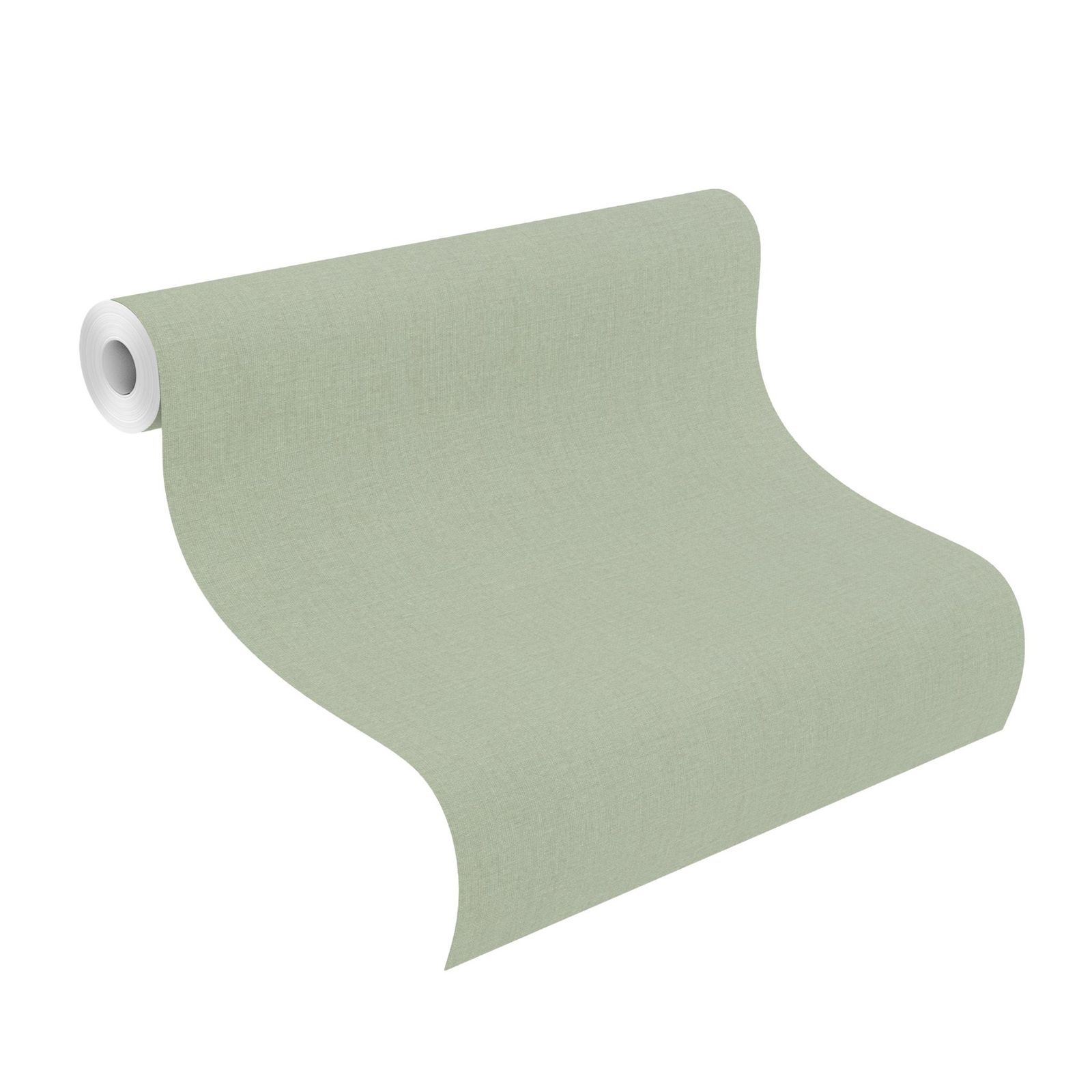 Tapete Basic universell Vinyltapete Salbei ansatzfrei 53 cm x 10,05 m