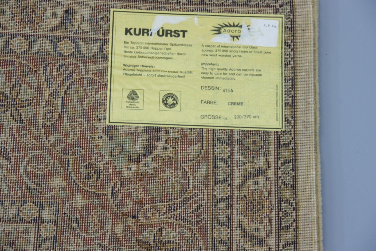 Perser Teppich Adoros Kurfürst Levi 200 cm x 290 cm