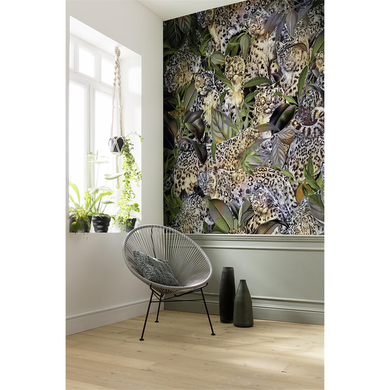 Vlies Fototapete - Wild Cats - Größe 200 x 250 cm