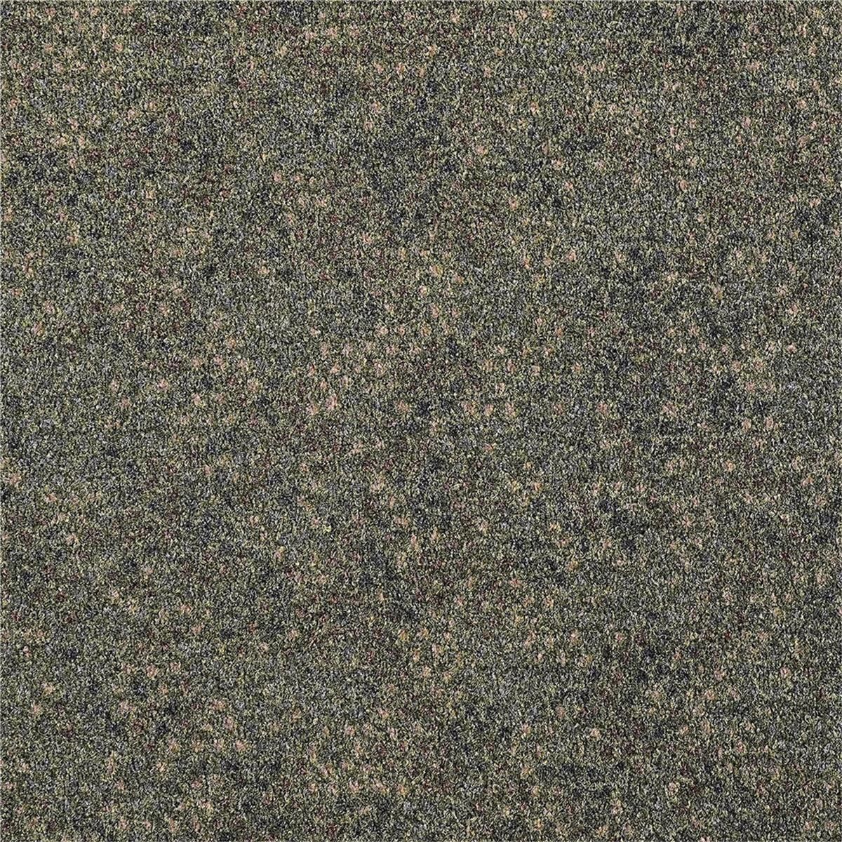 Teppichfliesen 25 x 100 cm selbsthaftend INFLOOR-GIRLOON Caprice Grün 450 tuftgemustert