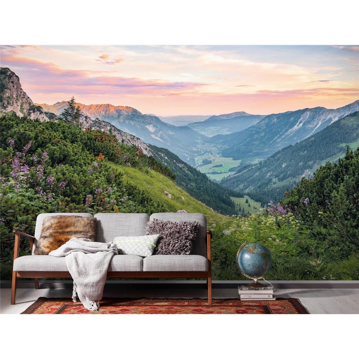 Vlies Fototapete - Alps - Größe 400 x 250 cm