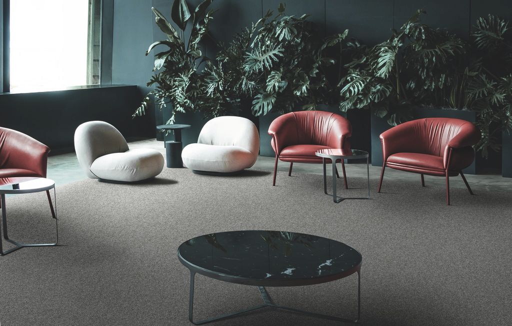 Teppichboden Vorwerk Exclusive 1009 ELARA Shag Frisé Grau 5S23 - Rollenbreite 400 cm