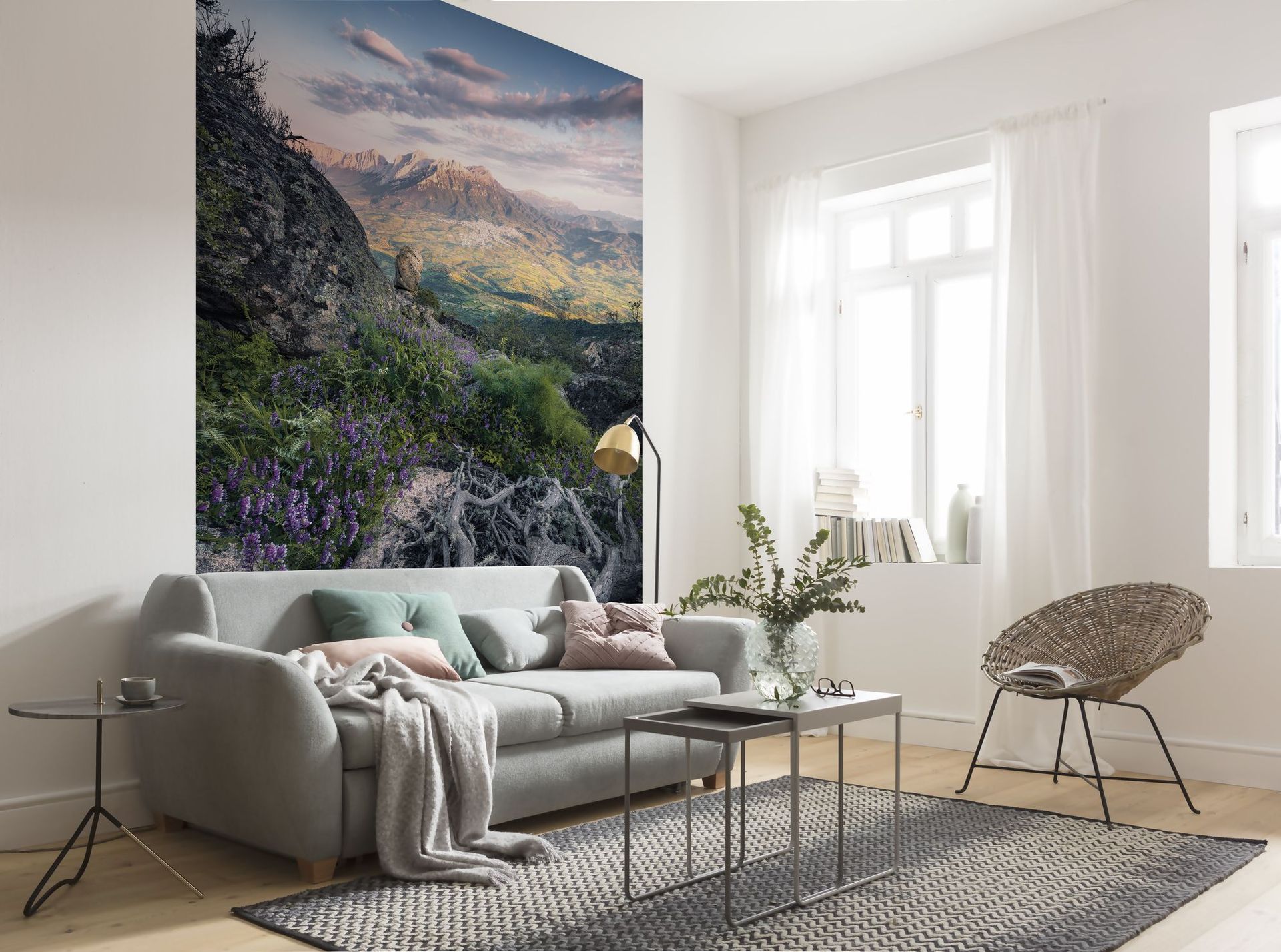 Vlies Fototapete - Flowering Tales - Größe 200 x 280 cm