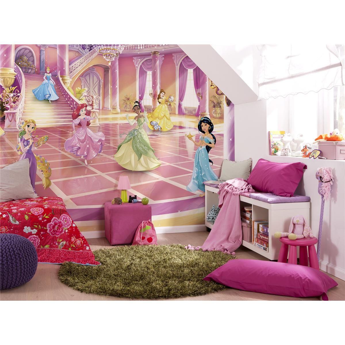 Papier Fototapete - Princess Glitzerparty - Größe 368 x 254 cm