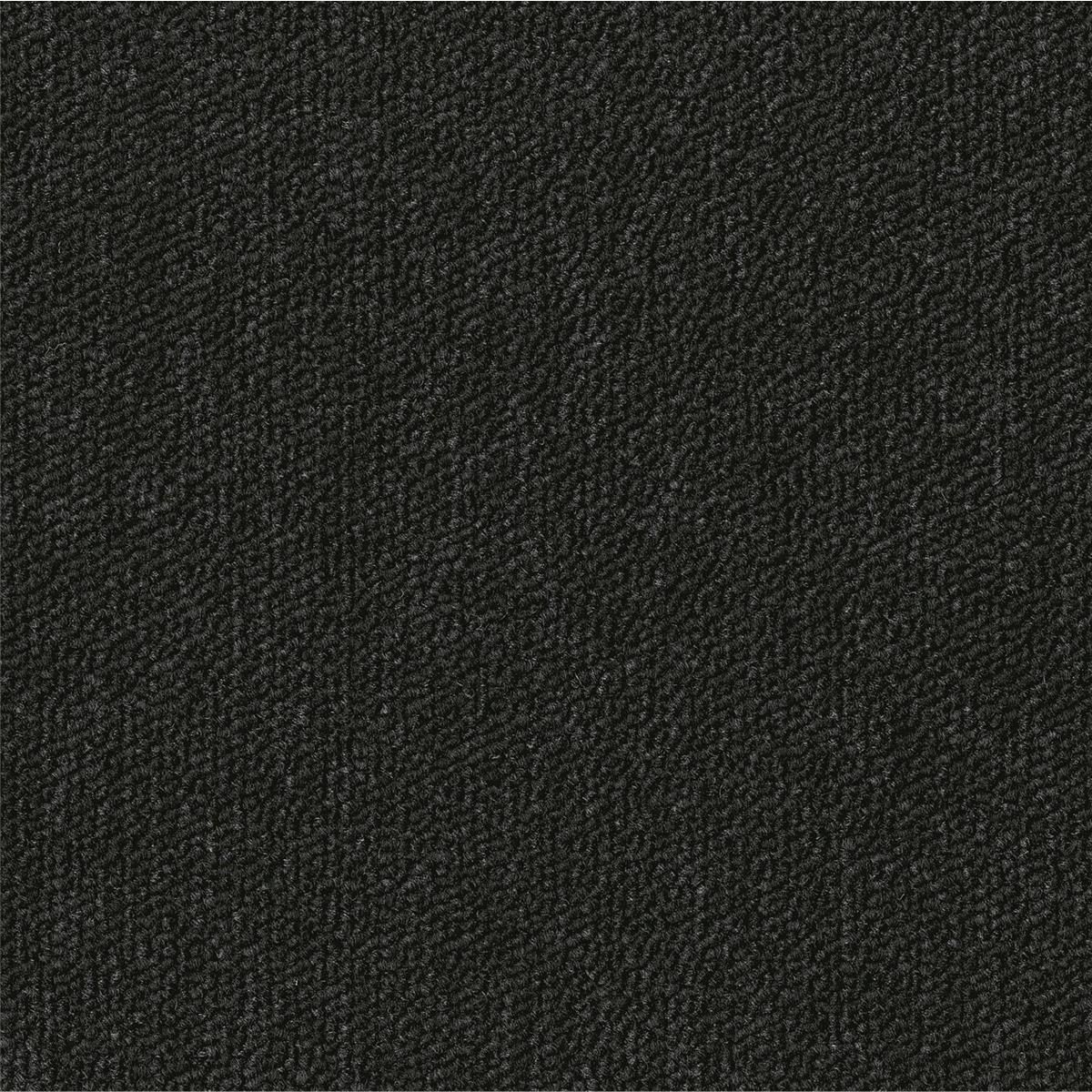 Teppichfliesen 50 x 50 cm Schlinge Essence AA90 9031 Schwarz Allover