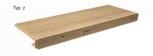 Designvinylboden zum Verkleben Vinylan KF Kanarenpinie Planke 121,9 cm x 22,9 cm  - Nutzschichtdicke 0,3 mm