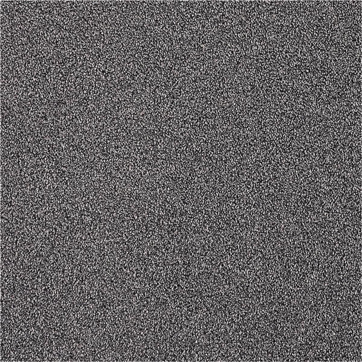 Teppichfliesen 25 x 100 cm selbsthaftend INFLOOR-GIRLOON Cello-MO Anthrazith 561 meliert