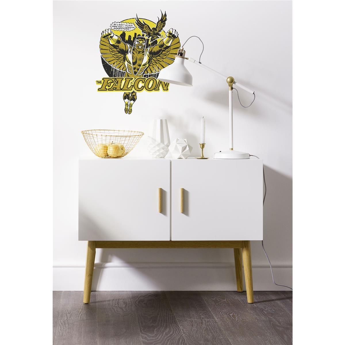 Wandtattoo - Falcon Gold Comic Classic  - Größe 50 x 70 cm
