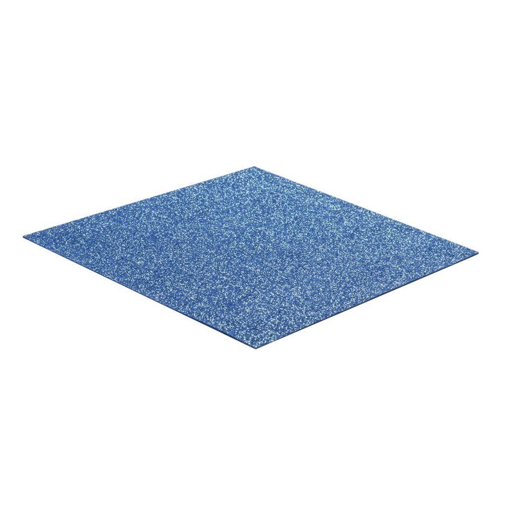 Messeboden Flacher-Nadelvlies-mit-Pailetten EXPOGLITTER Blue 0824 ohne Schutzfolie - Rollenbreite 200 cm