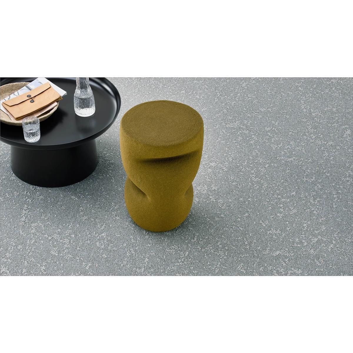 Teppichfliesen Gelb 2024 Schlinge strukturiert 50 x 50 cm Retrace AC63 Desso