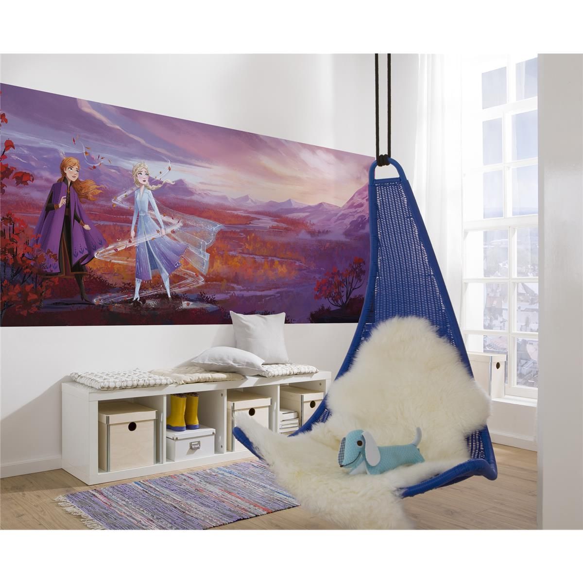 Papier Fototapete - Frozen Panorama - Größe 368 x 127 cm