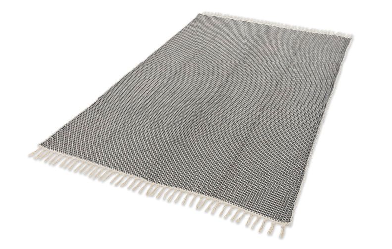Teppich COTTAGE Grau - 80 cm x 150 cm