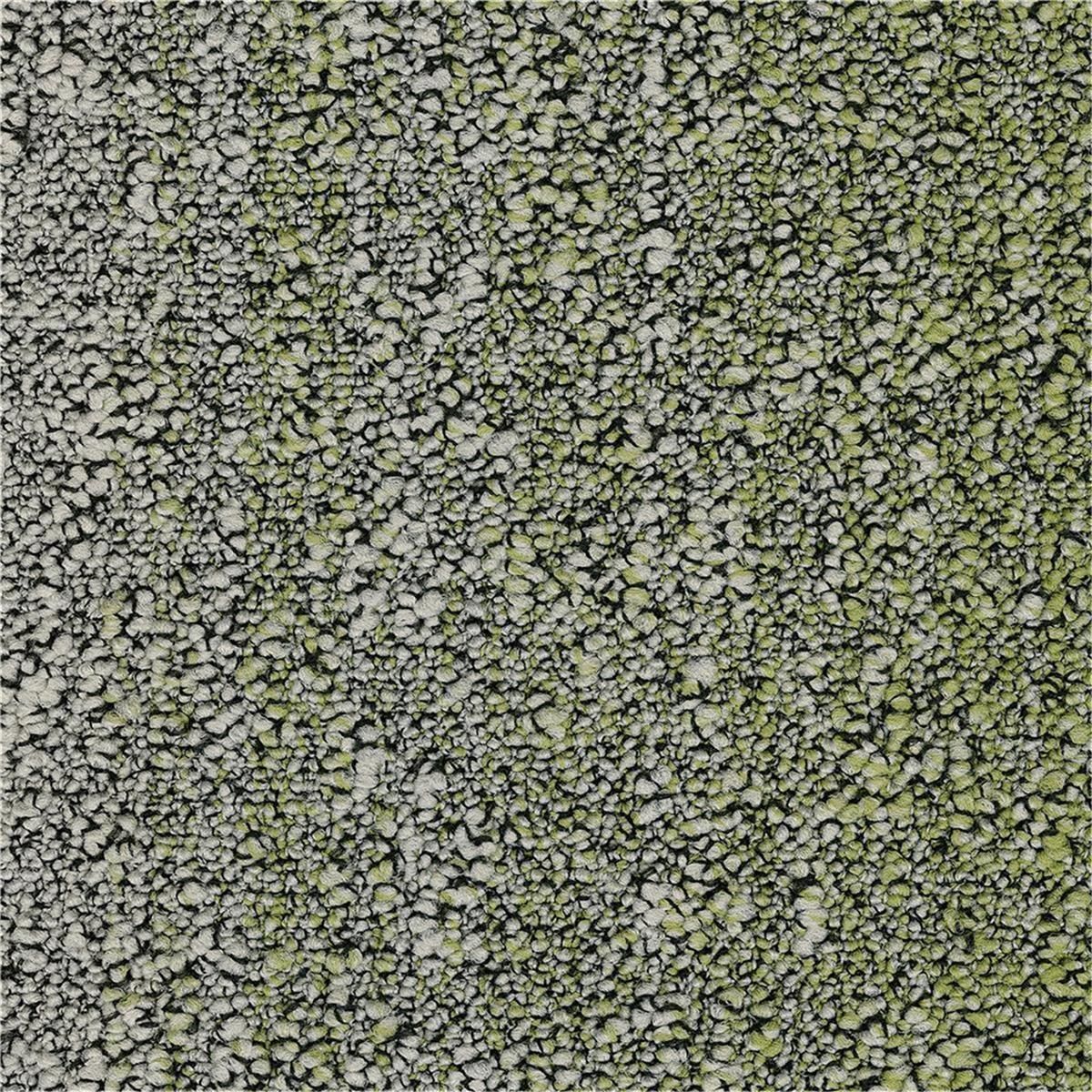 Teppichfliesen 25 x 100 cm Schlinge strukturiert Fuse B755 7073 Grün Textur