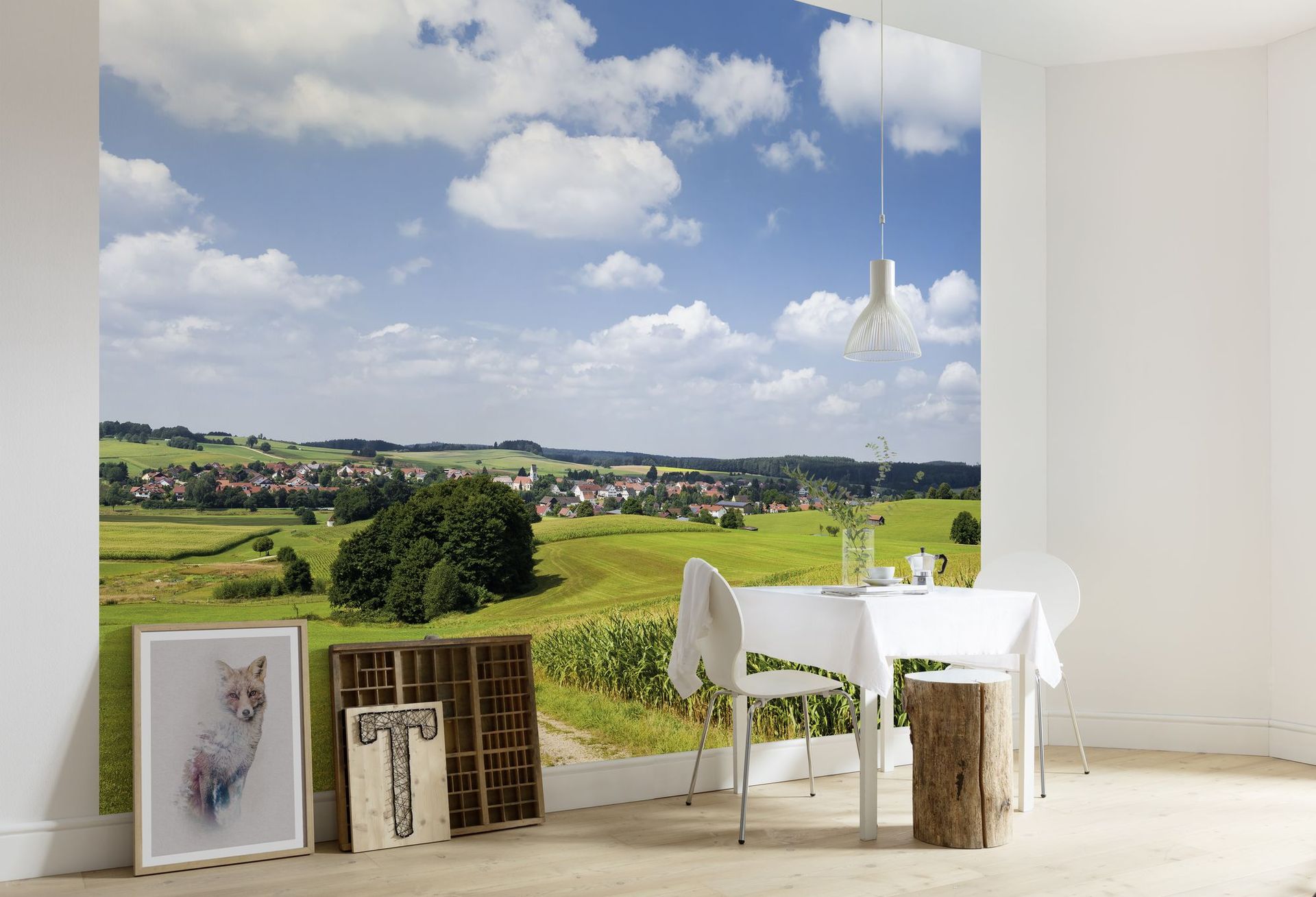 Vlies Fototapete - Bayrische Idylle - Größe 350 x 280 cm