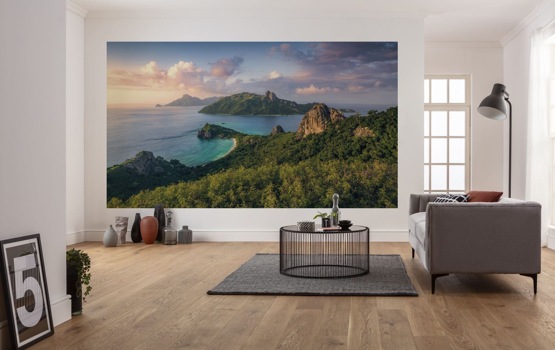 Vlies Fototapete - Monkey Island - Größe 350 x 200 cm