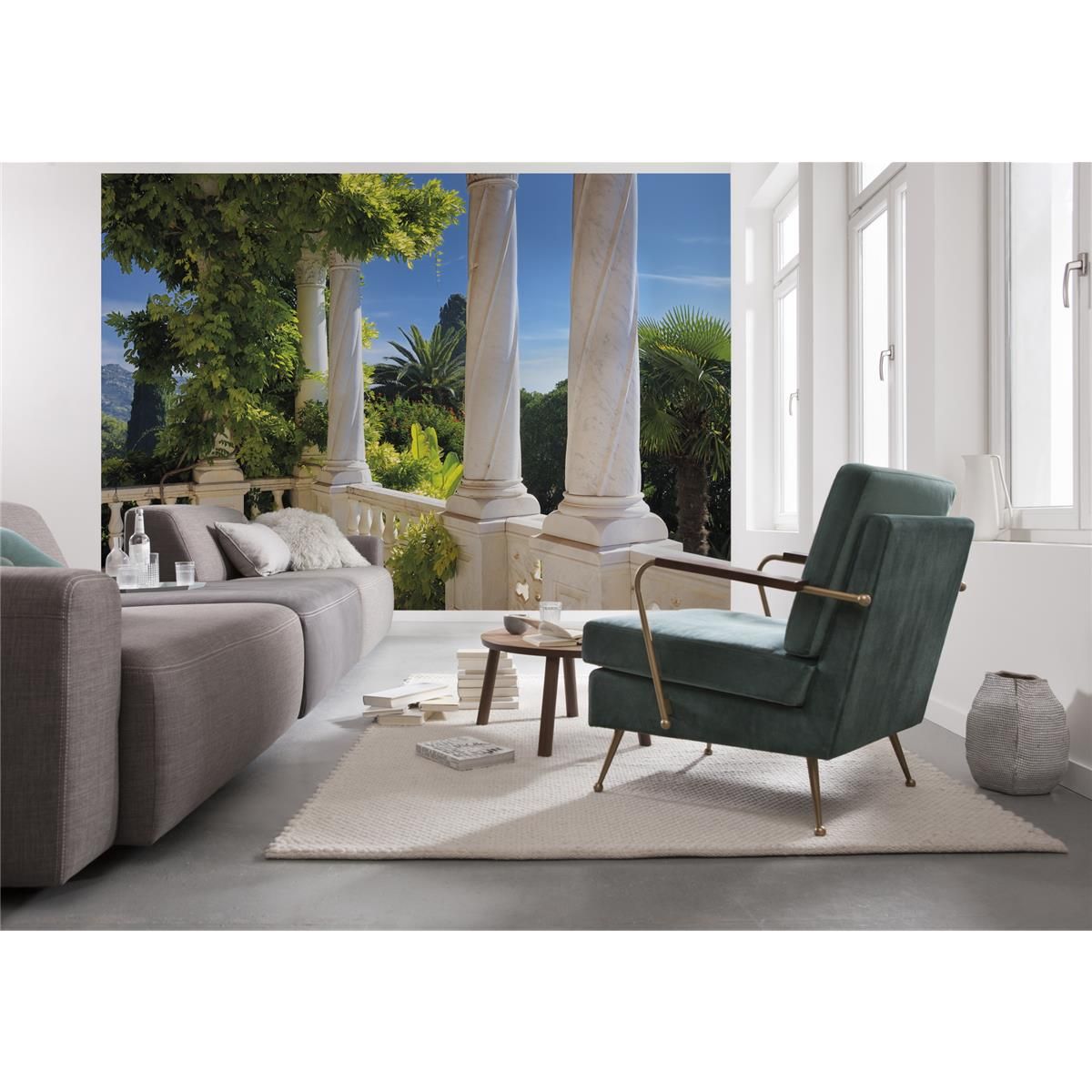 Papier Fototapete - Villa Liguria - Größe 368 x 254 cm