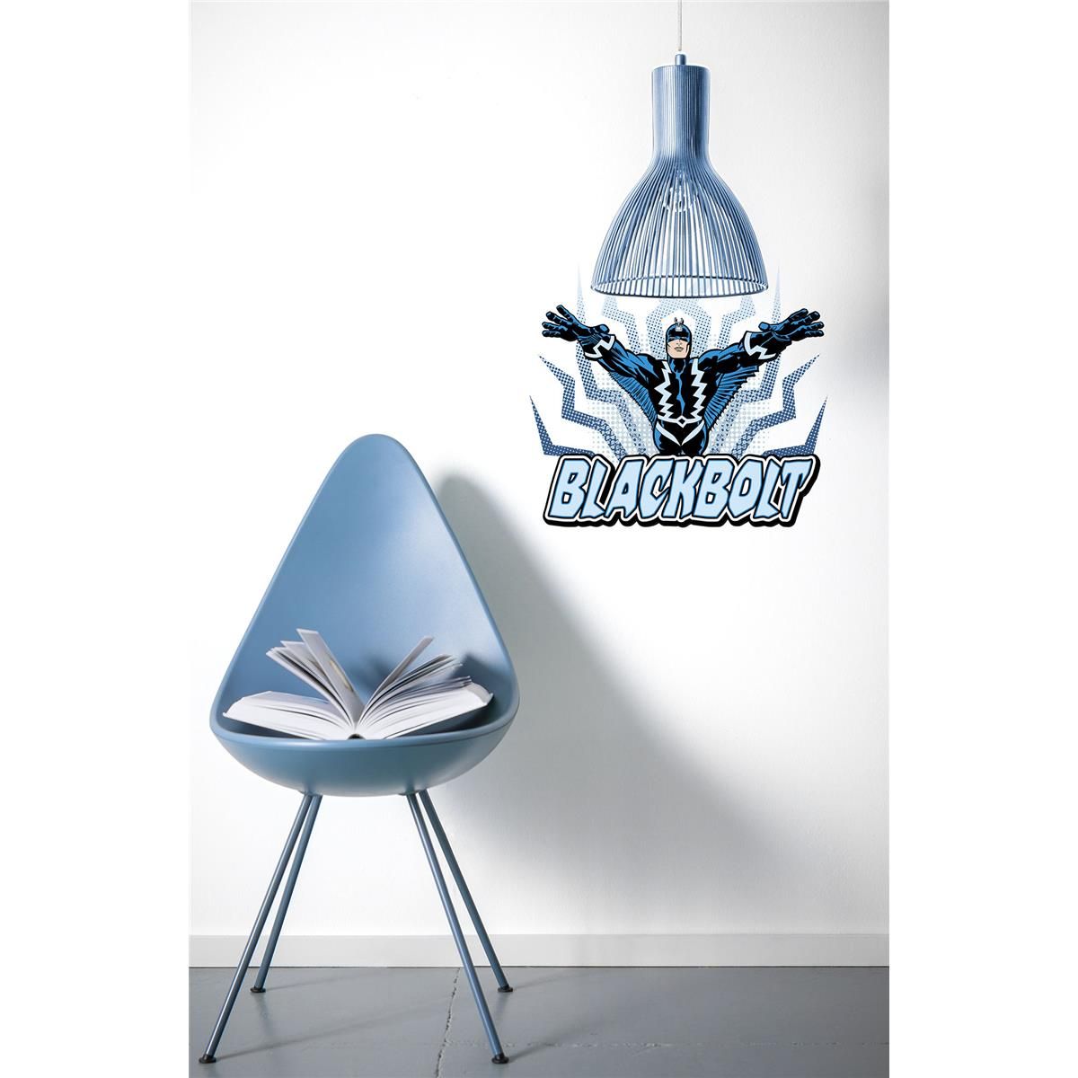 Wandtattoo - Blackbolt Comic Classic  - Größe 50 x 70 cm