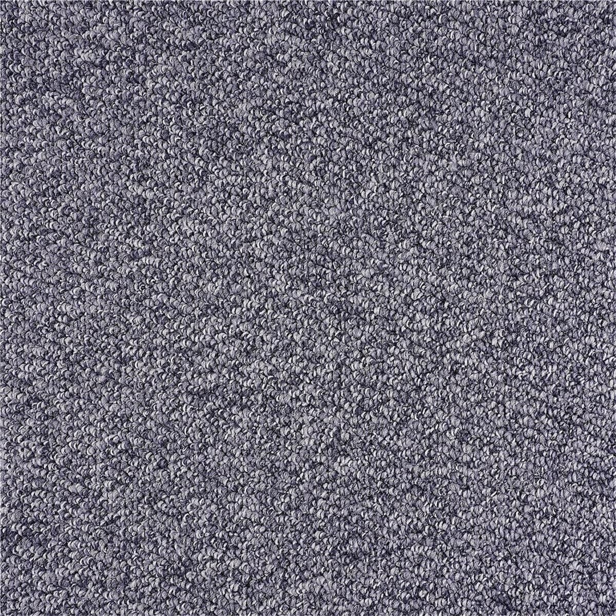 Teppichfliesen 25 x 100 cm selbsthaftend INFLOOR-GIRLOON Court Blau 340 meliert