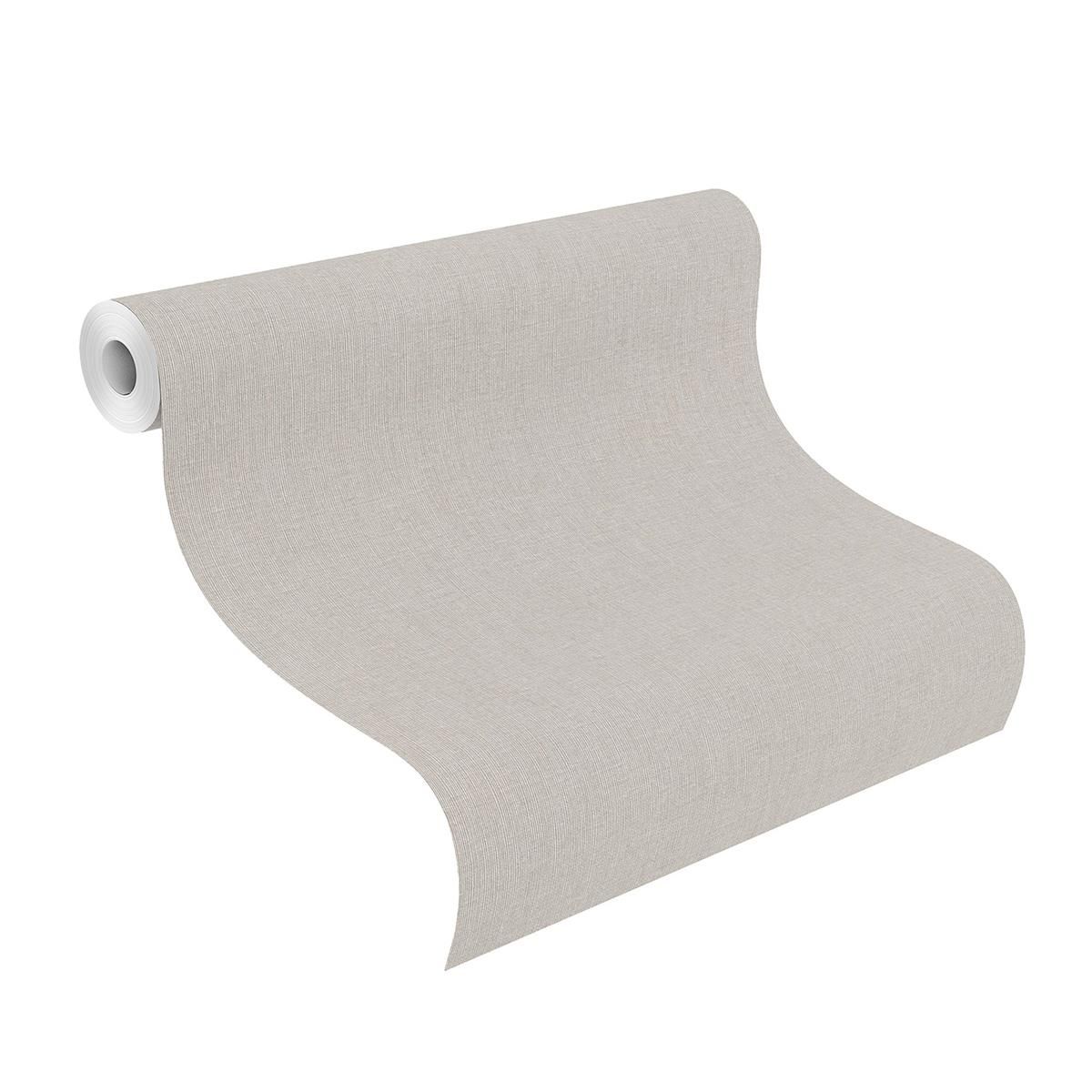 Tapete Basic universell Vinyltapete Hellgrau ansatzfrei 53 cm x 10,05 m