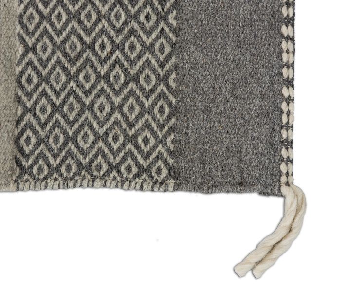 Teppich BOTANA Grau-Beige - 170 cm x 240 cm
