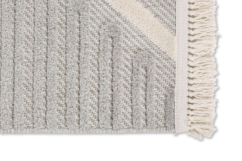 Teppich SUMMER Grau-Beige - 160 cm x 230 cm
