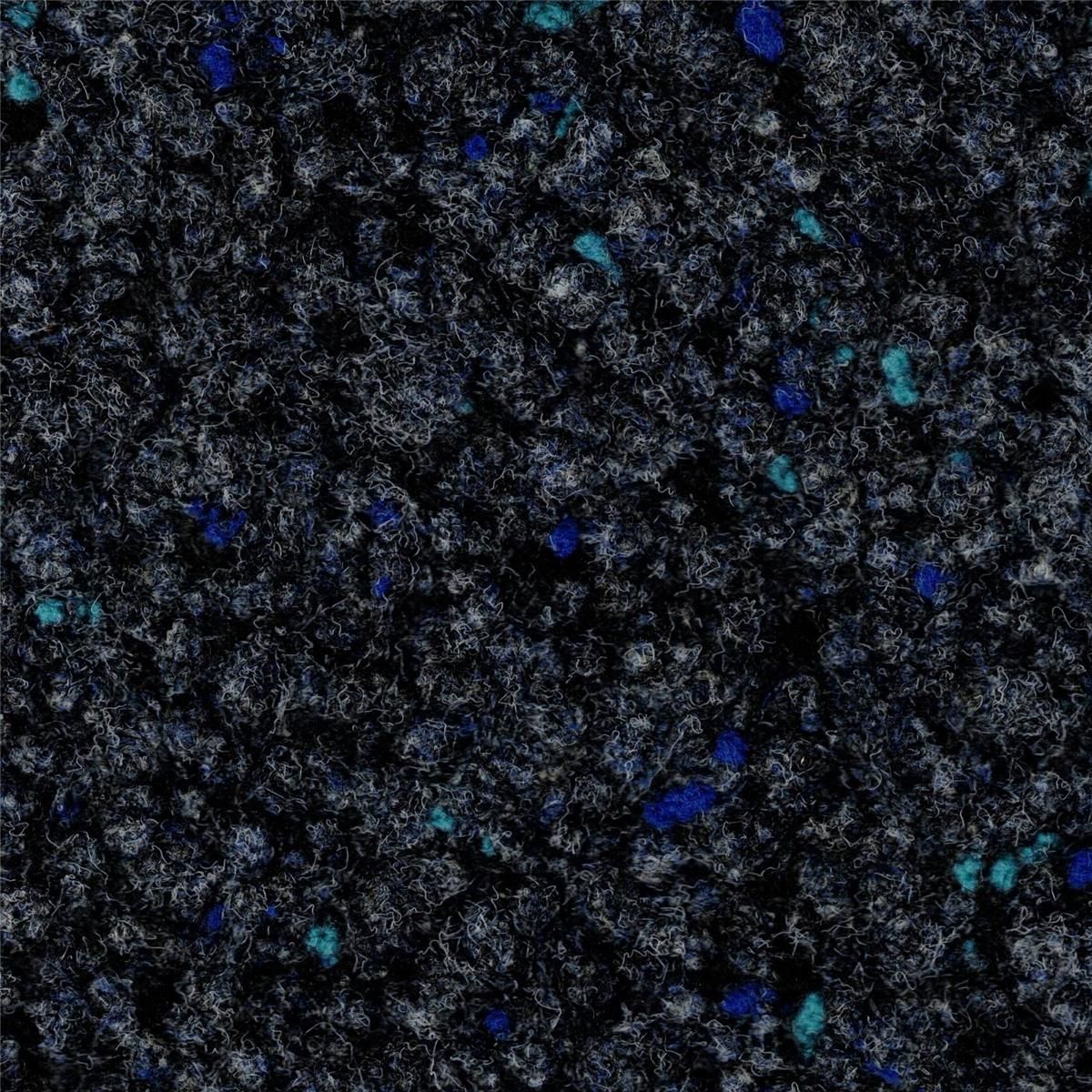 Teppichboden Fabromont Kugelvlies Abraxas COLORpunkt Dämmerblau 780 - Rollenbreite 200 cm
