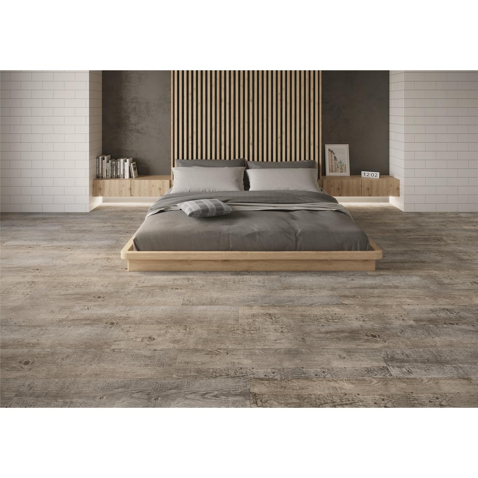 Teppichfliesen 25 x 100 cm selbsthaftend INFLOOR-GIRLOON Coronado Beige 013 gemustert