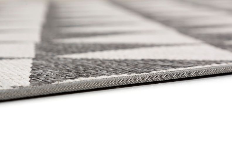 Outdoor Teppich PARKLAND Grau - 120 cm x 180 cm