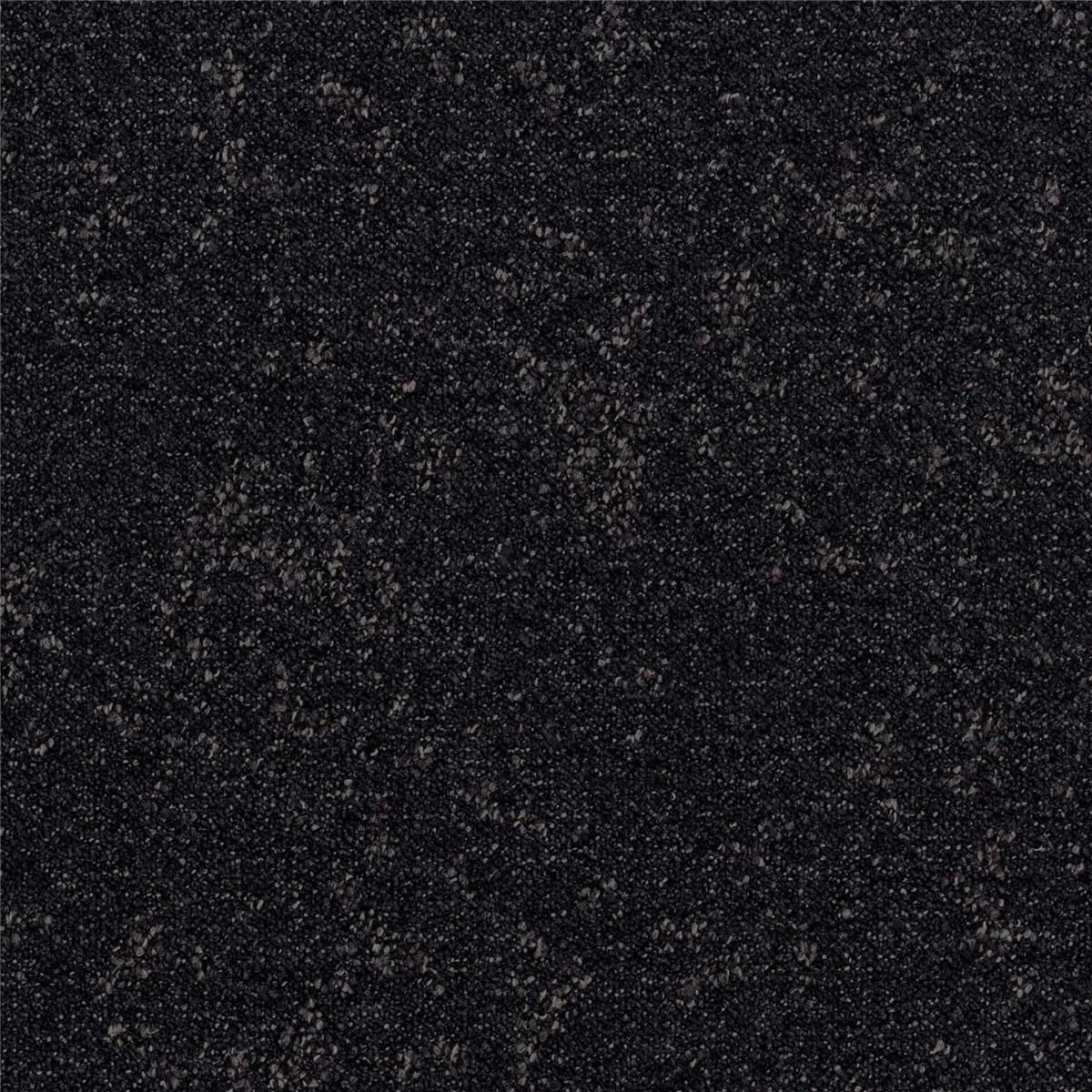 Teppichfliesen Schwarz 9990 Schlinge strukturiert 50 x 50 cm Retrace AC63 Desso