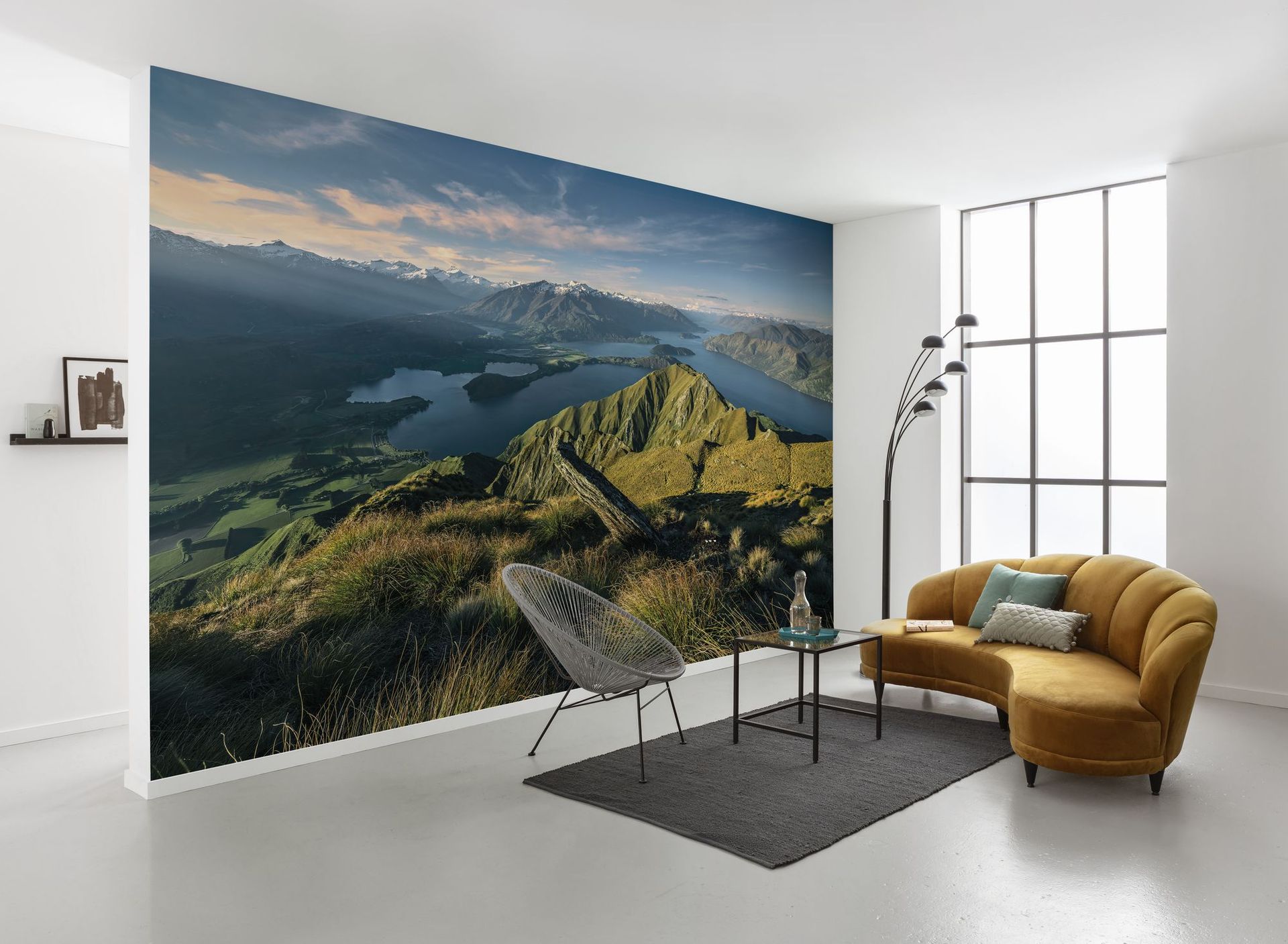 Vlies Fototapete - Green Ridges  - Größe 450 x 280 cm