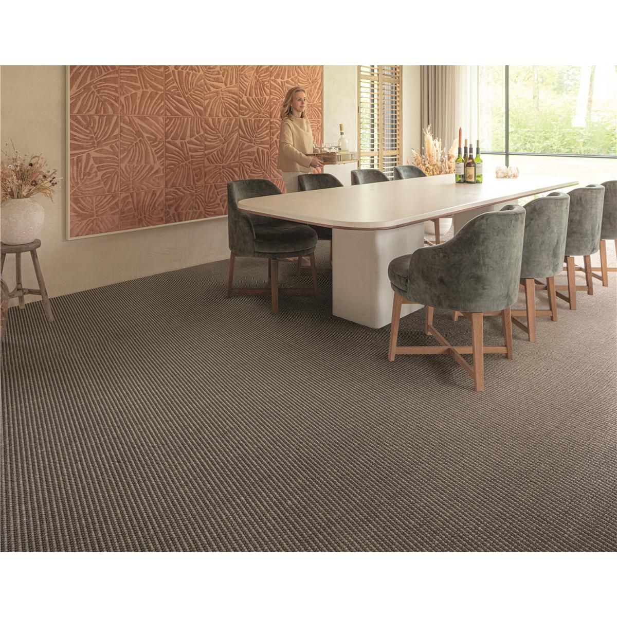 Tasibel Sisal Teppichboden Creme Bhutan Rollenbreite 400 cm