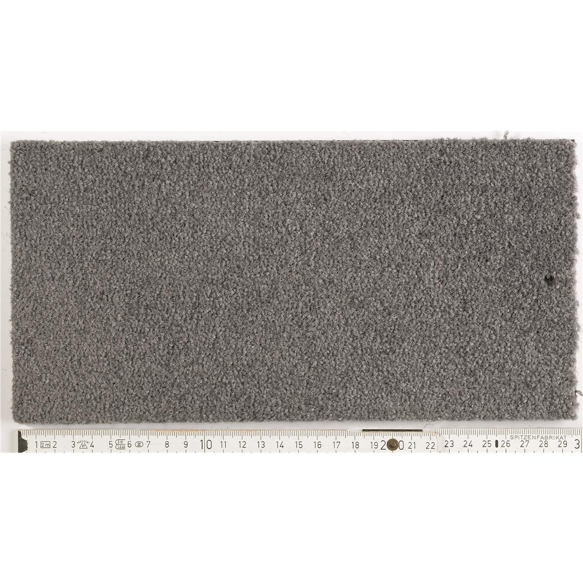 Sauberlauf Grau 80.03 mit Rand - Rollenbreite 130 cm